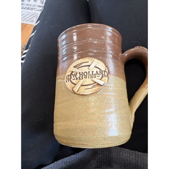 2 New Holland Brewing Coffee Mugs Artisan Pottery Signed - Picture 10 of 10